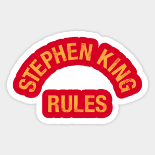 Stephen King Rules Sticker